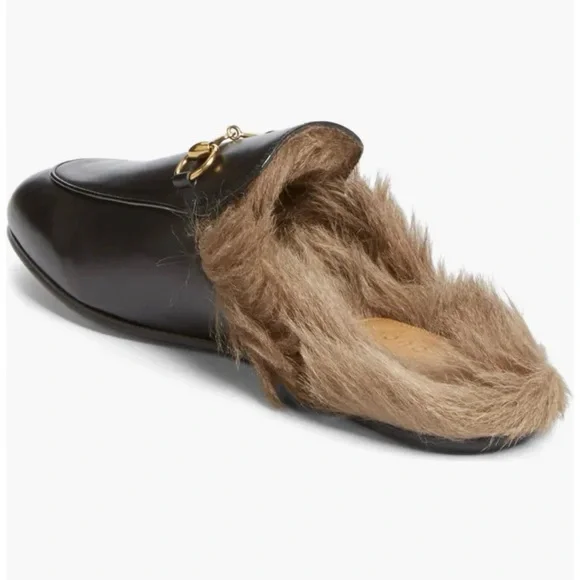 NWOB Gucci Princetown Genuine Shearling Loafer Mule size 36 - Picture 2 of 9